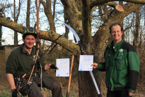 100ste Groenkeur boomverzorgings certificaat