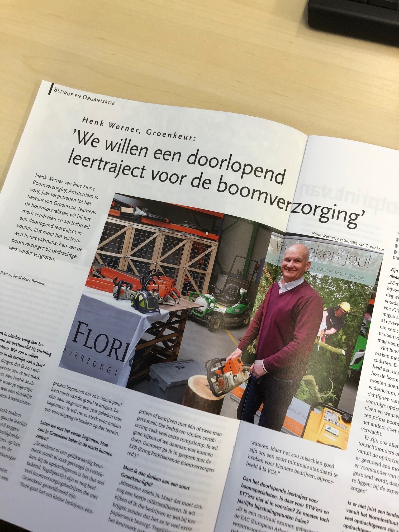 Henk Werner in Tuin en Landschap
