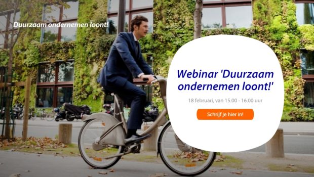 Webinar ‘Duurzaam ondernemen loont!